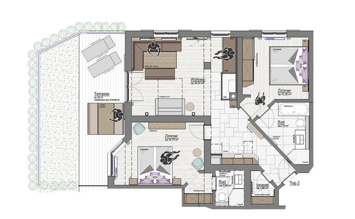 Mocking Ferienappartements キッツビュール エクステリア 写真